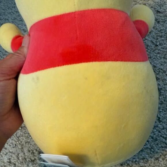 Squishmallows Winnie the Pooh Plush – Soft & Round Disney Stuffed Toy – 10” - Picture 5 of 6